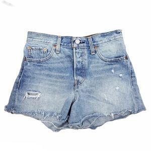LEVIS Vintage Button Fly Denim Shorts Size 26